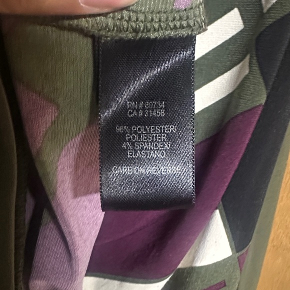 Geometric Patterned Dress - Multicolor - Picture 3 of 5